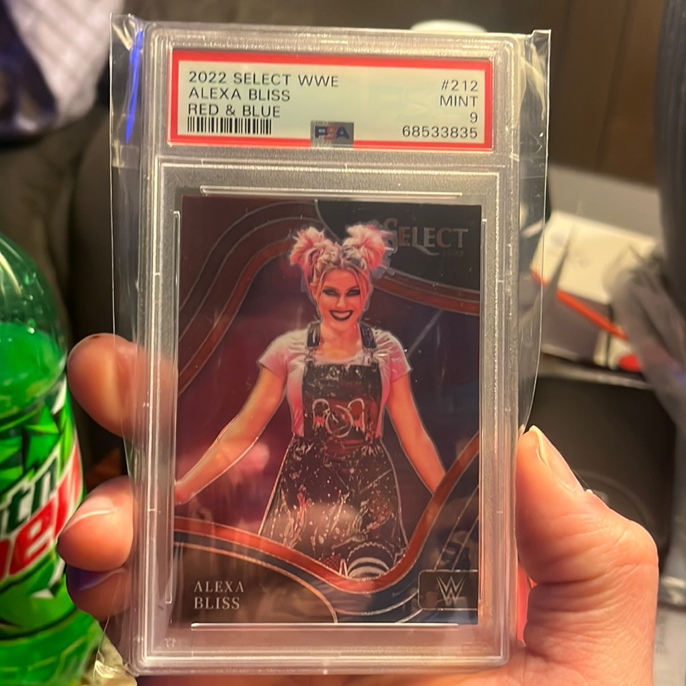 PSA 9 Alexa Bliss 2022 Select Ringside Red and Blue